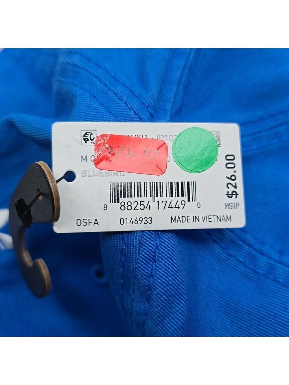 NWT Adidas Relaxed Strap-Back Hat Blue Bird OS - Picture 7 of 7